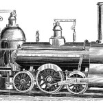 early steam railway draw