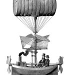 airship boat with steam engine